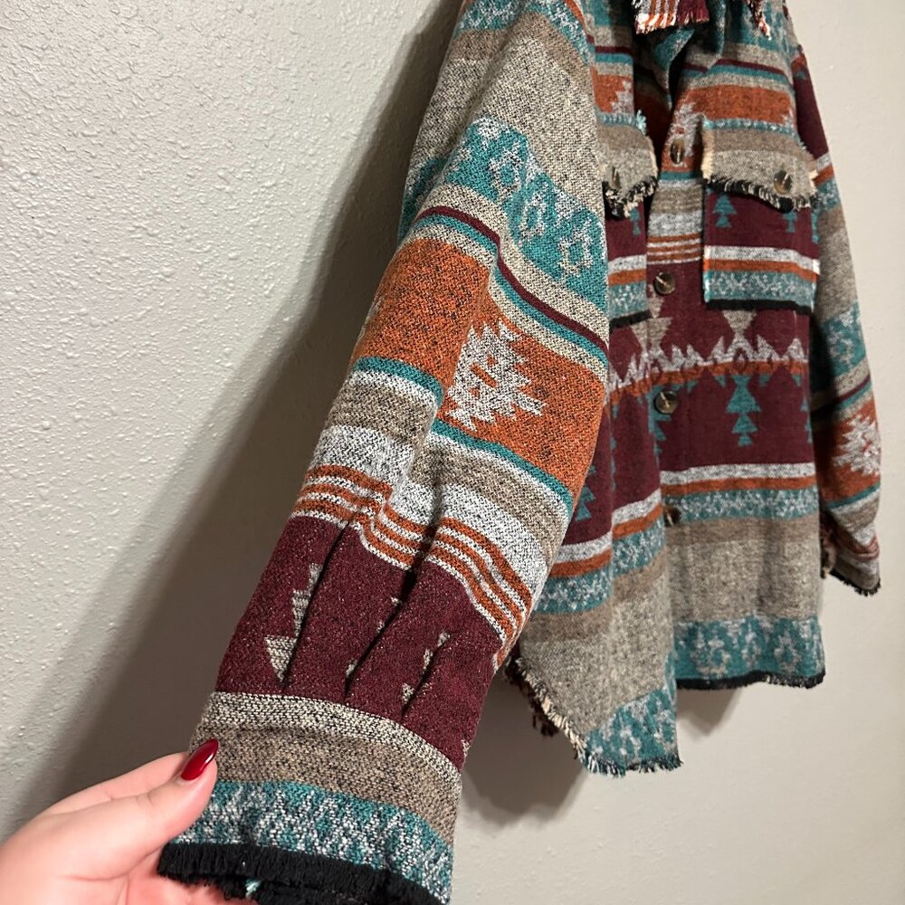 Shero Aztec Button Up Jacket - image 3